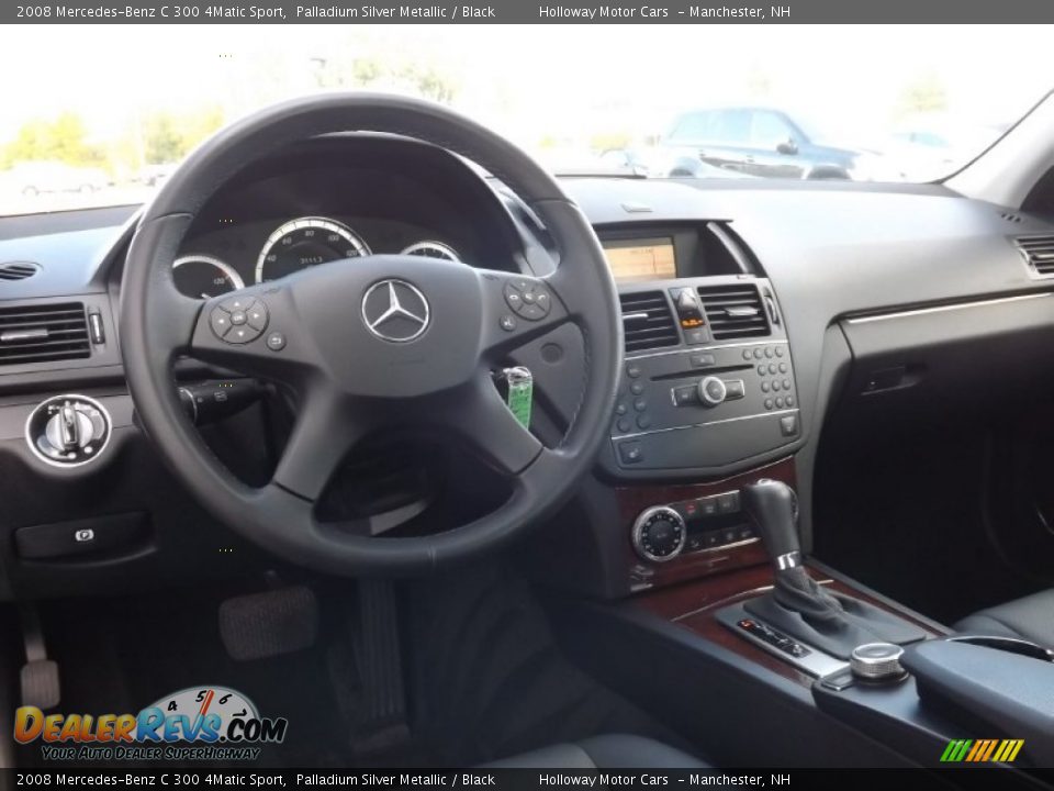 2008 Mercedes-Benz C 300 4Matic Sport Palladium Silver Metallic / Black Photo #7