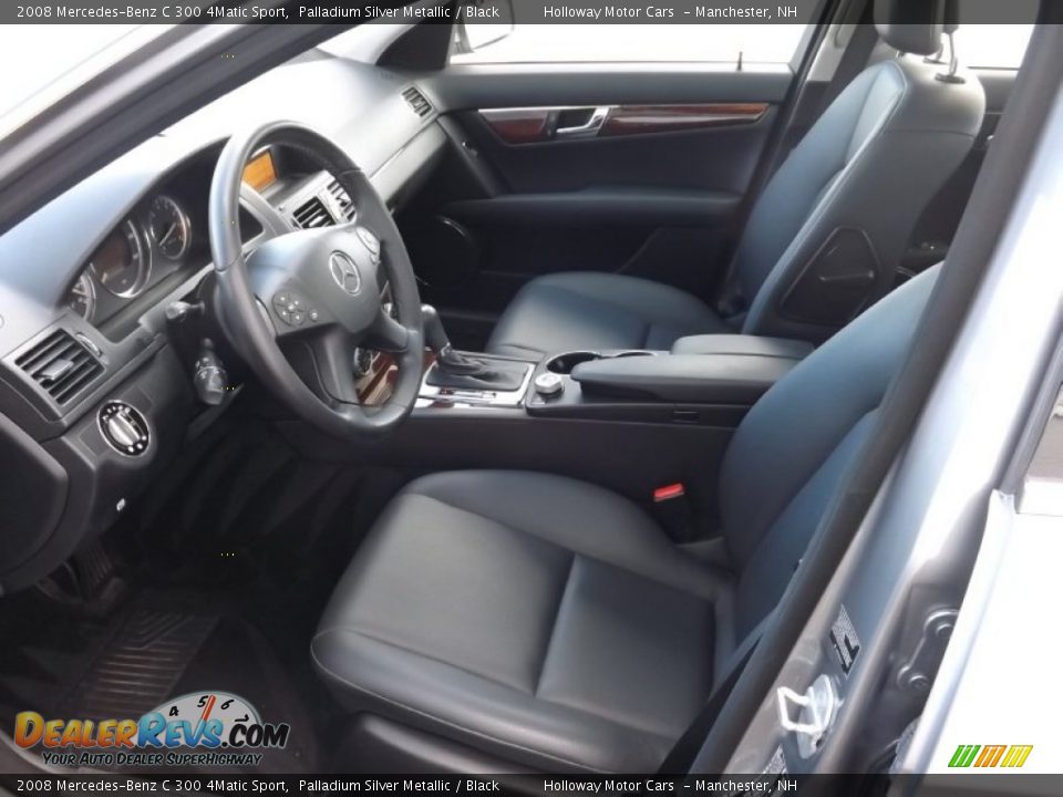 2008 Mercedes-Benz C 300 4Matic Sport Palladium Silver Metallic / Black Photo #9
