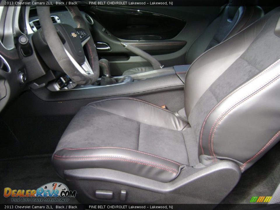 Black Interior - 2013 Chevrolet Camaro ZL1 Photo #3