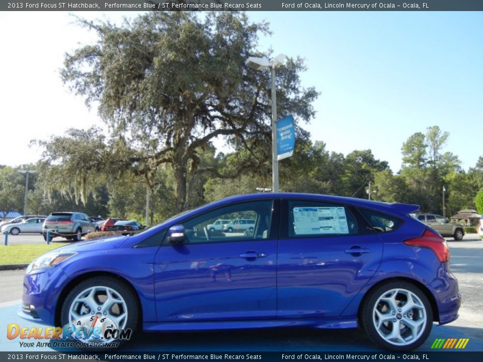 Performance Blue 2013 Ford Focus ST Hatchback Photo #2