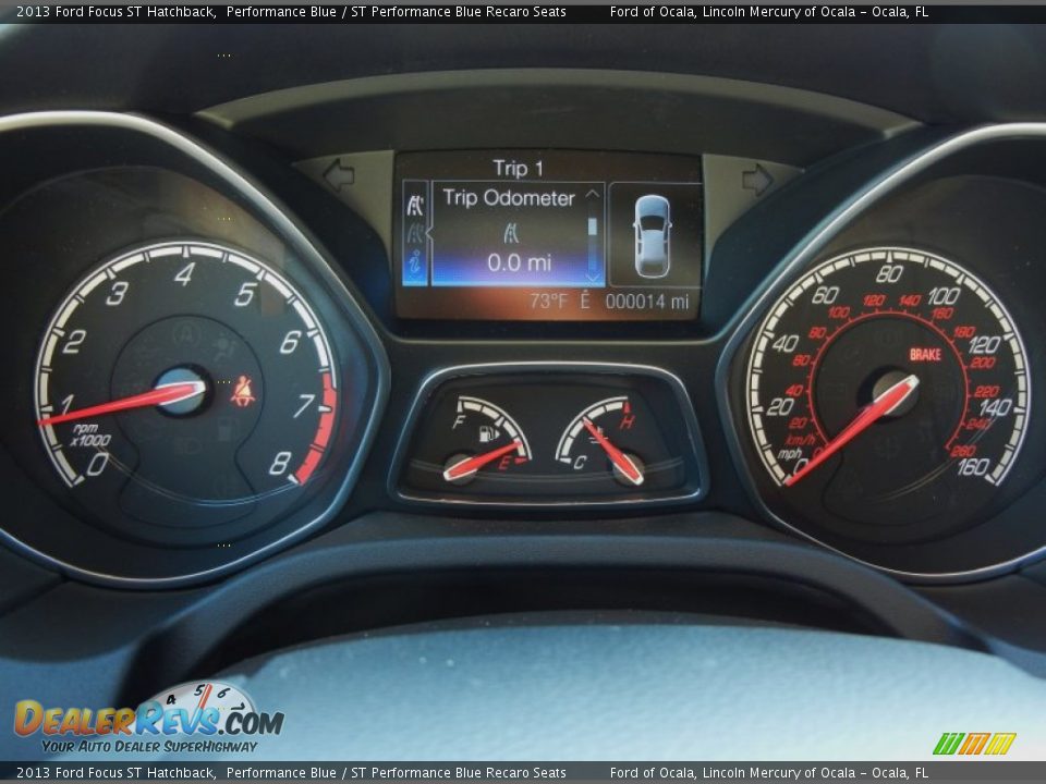 2013 Ford Focus ST Hatchback Gauges Photo #9