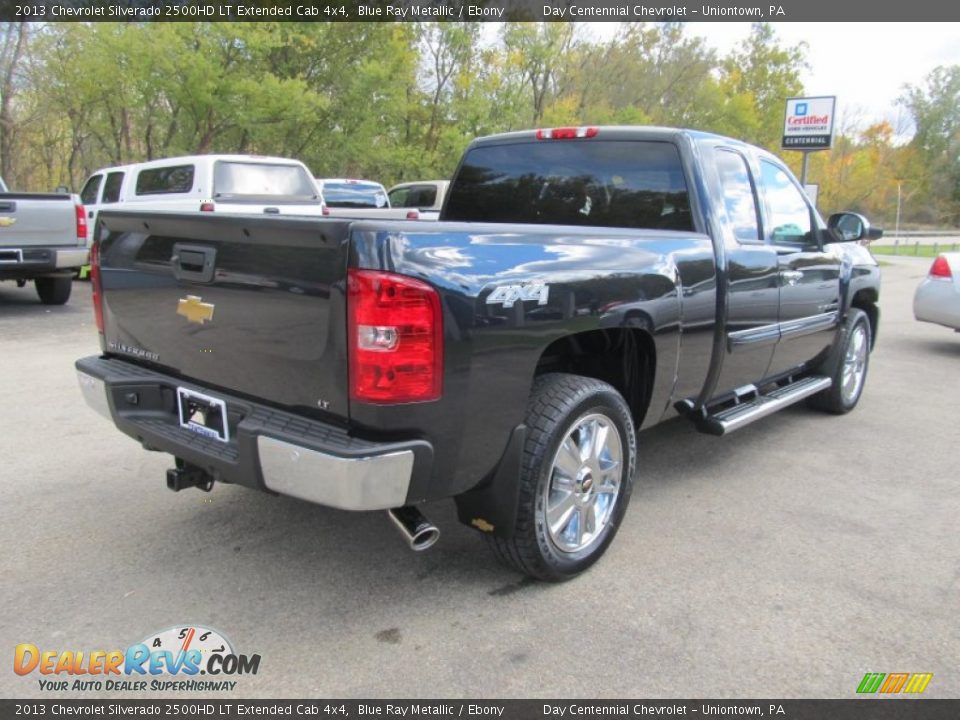 2013 Chevrolet Silverado 2500HD LT Extended Cab 4x4 Blue Ray Metallic / Ebony Photo #6