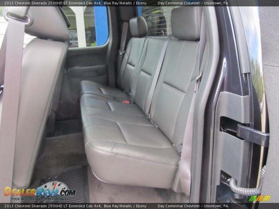 Rear Seat of 2013 Chevrolet Silverado 2500HD LT Extended Cab 4x4 Photo #13