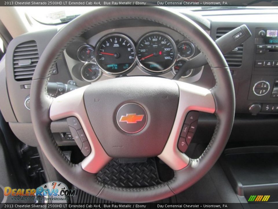 2013 Chevrolet Silverado 2500HD LT Extended Cab 4x4 Steering Wheel Photo #14