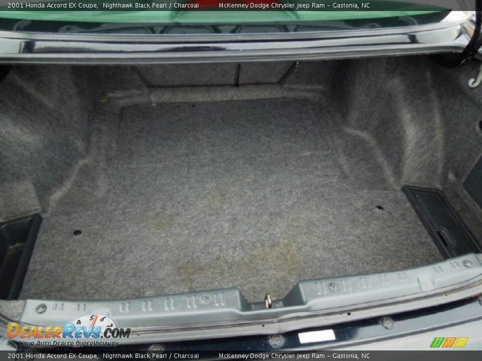 2001 Honda Accord EX Coupe Nighthawk Black Pearl / Charcoal Photo #19