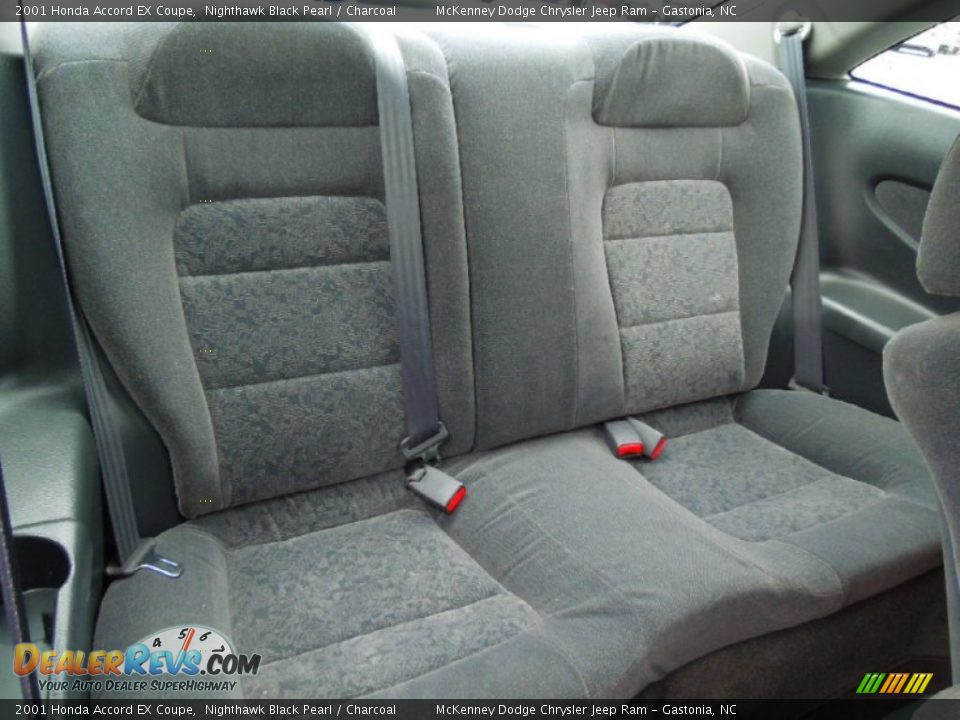 2001 Honda Accord EX Coupe Nighthawk Black Pearl / Charcoal Photo #20