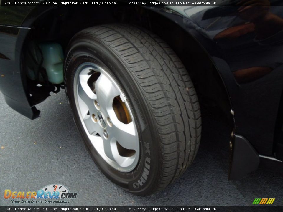 2001 Honda Accord EX Coupe Nighthawk Black Pearl / Charcoal Photo #26