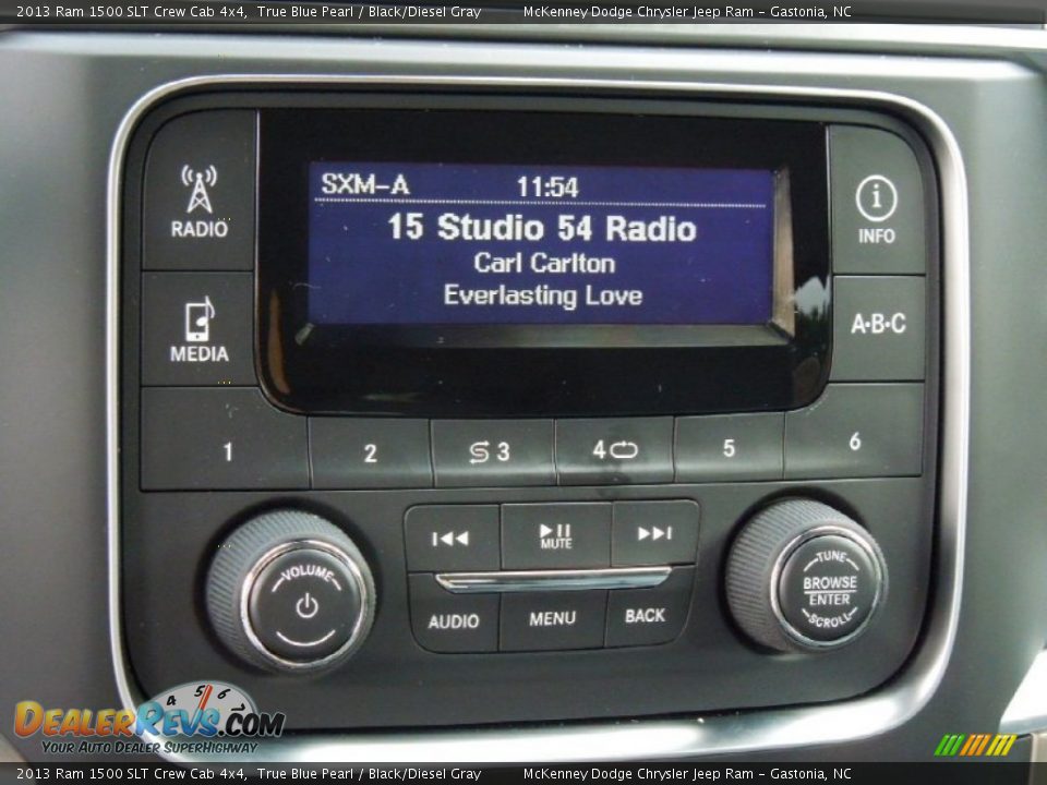 Audio System of 2013 Ram 1500 SLT Crew Cab 4x4 Photo #14