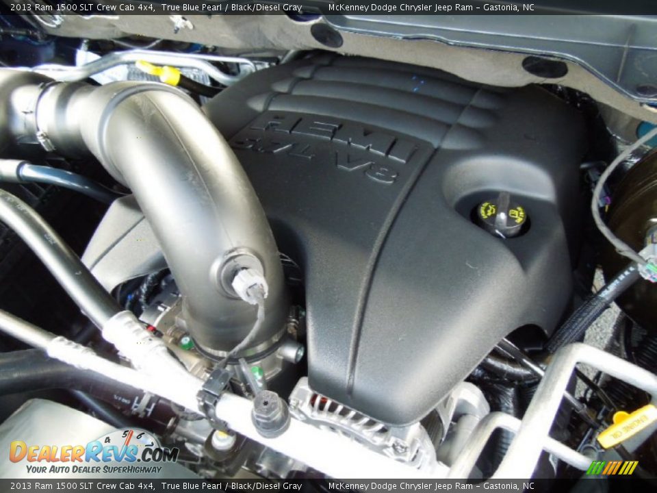 2013 Ram 1500 SLT Crew Cab 4x4 5.7 Liter HEMI OHV 16-Valve VVT MDS V8 Engine Photo #25