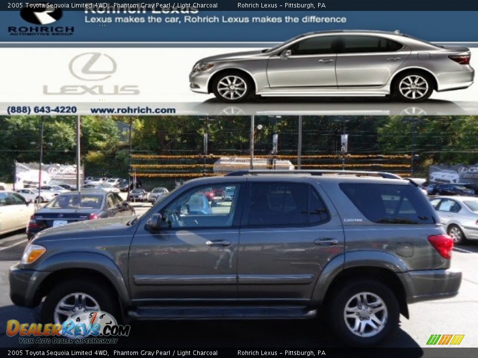 2005 Toyota Sequoia Limited 4WD Phantom Gray Pearl / Light Charcoal Photo #1