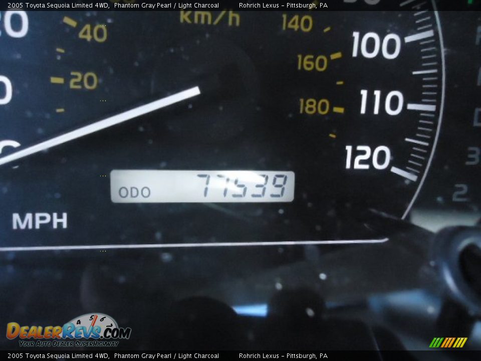 2005 Toyota Sequoia Limited 4WD Phantom Gray Pearl / Light Charcoal Photo #8
