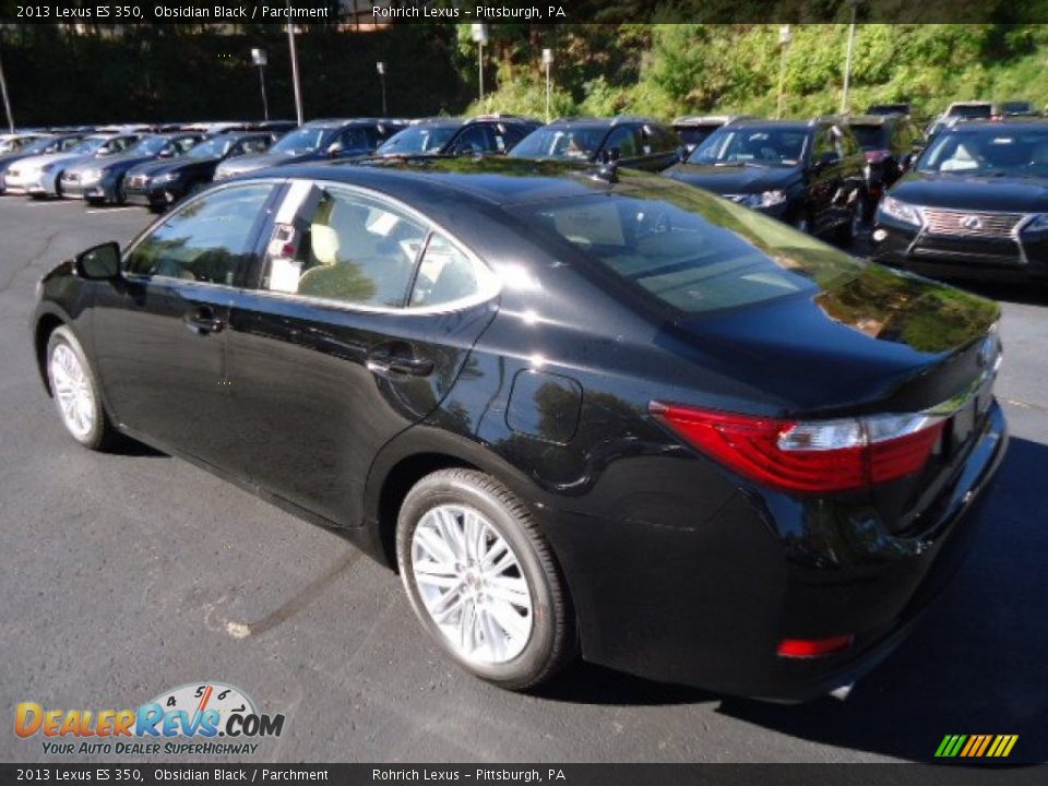 2013 Lexus ES 350 Obsidian Black / Parchment Photo #2