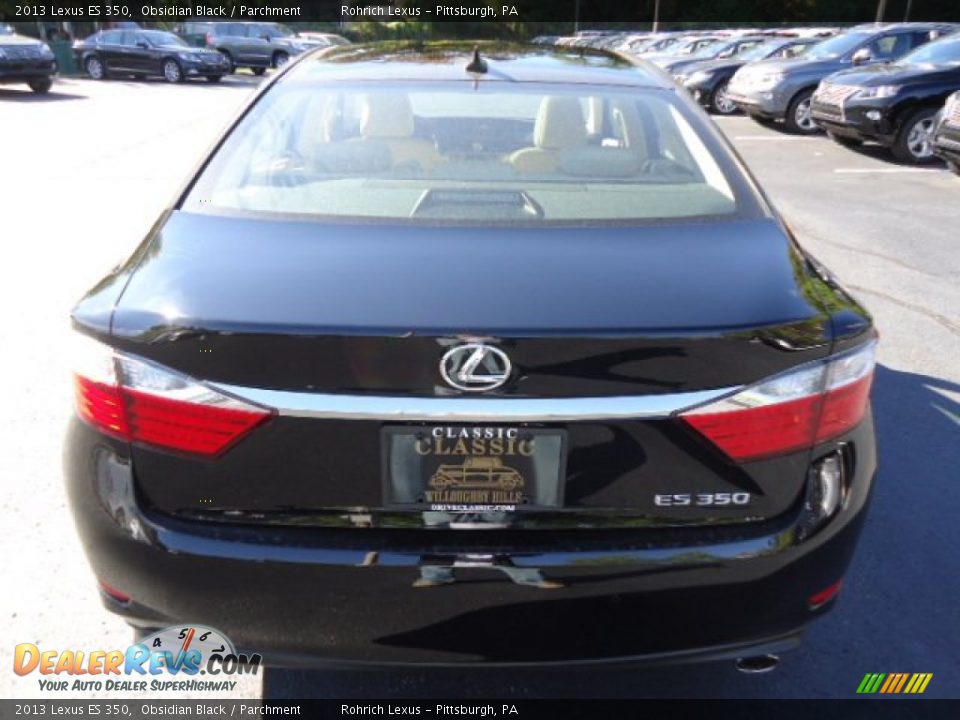 2013 Lexus ES 350 Obsidian Black / Parchment Photo #3