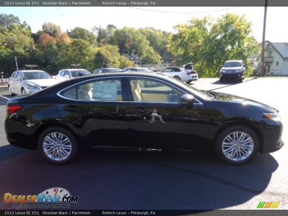 2013 Lexus ES 350 Obsidian Black / Parchment Photo #5