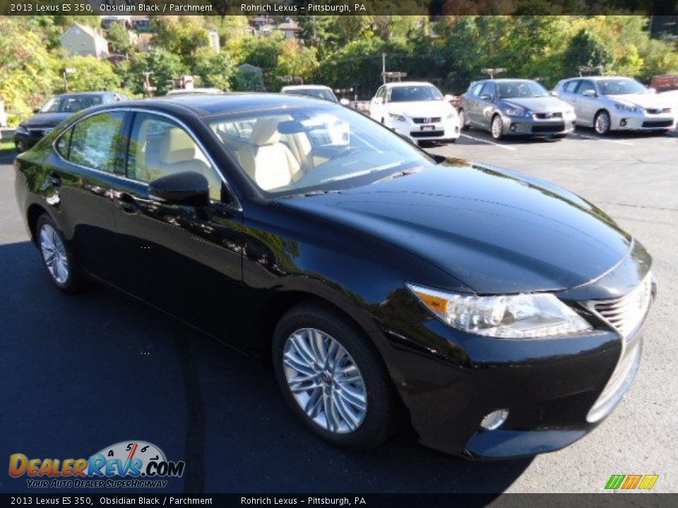 2013 Lexus ES 350 Obsidian Black / Parchment Photo #6