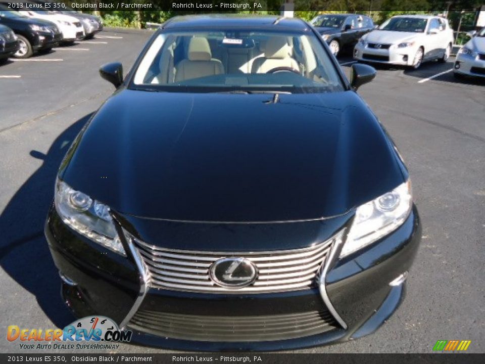 2013 Lexus ES 350 Obsidian Black / Parchment Photo #7
