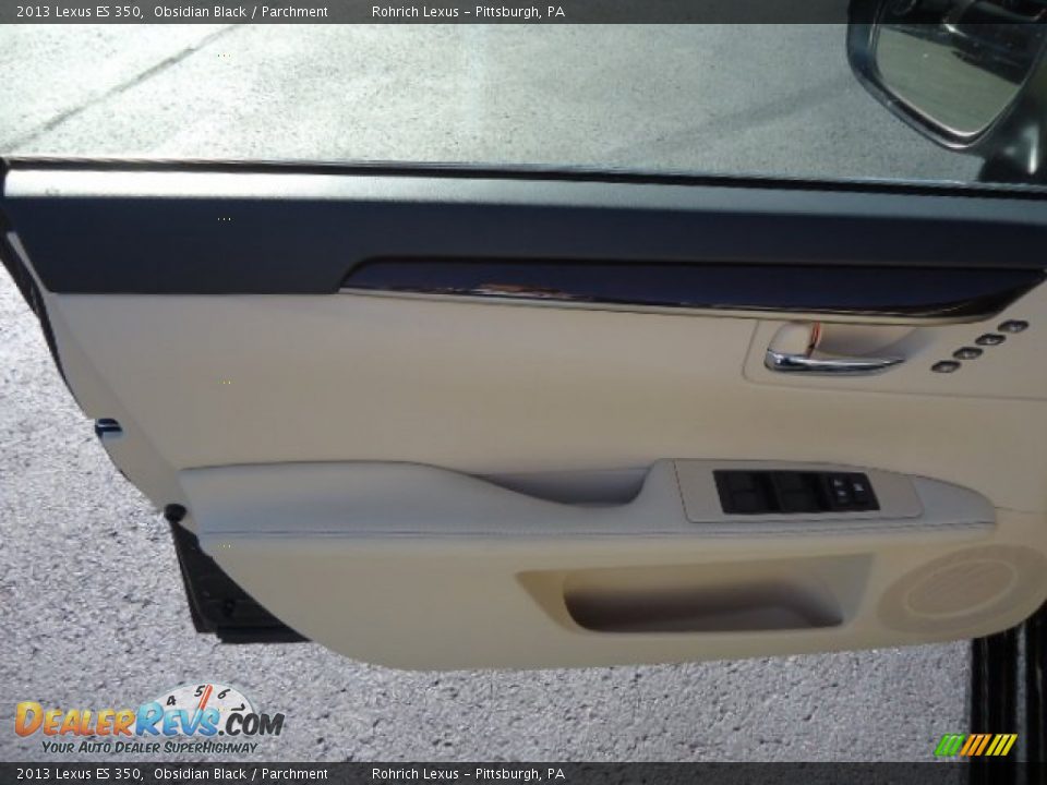 2013 Lexus ES 350 Obsidian Black / Parchment Photo #14