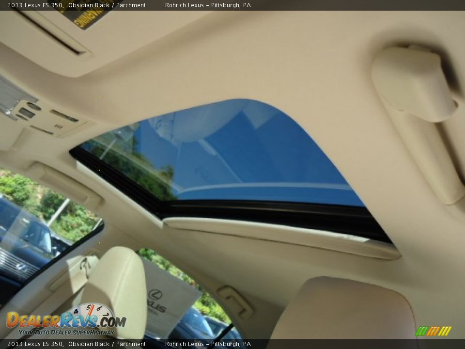 2013 Lexus ES 350 Obsidian Black / Parchment Photo #15