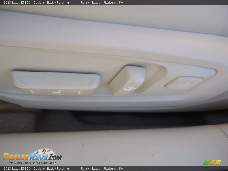 2013 Lexus ES 350 Obsidian Black / Parchment Photo #17