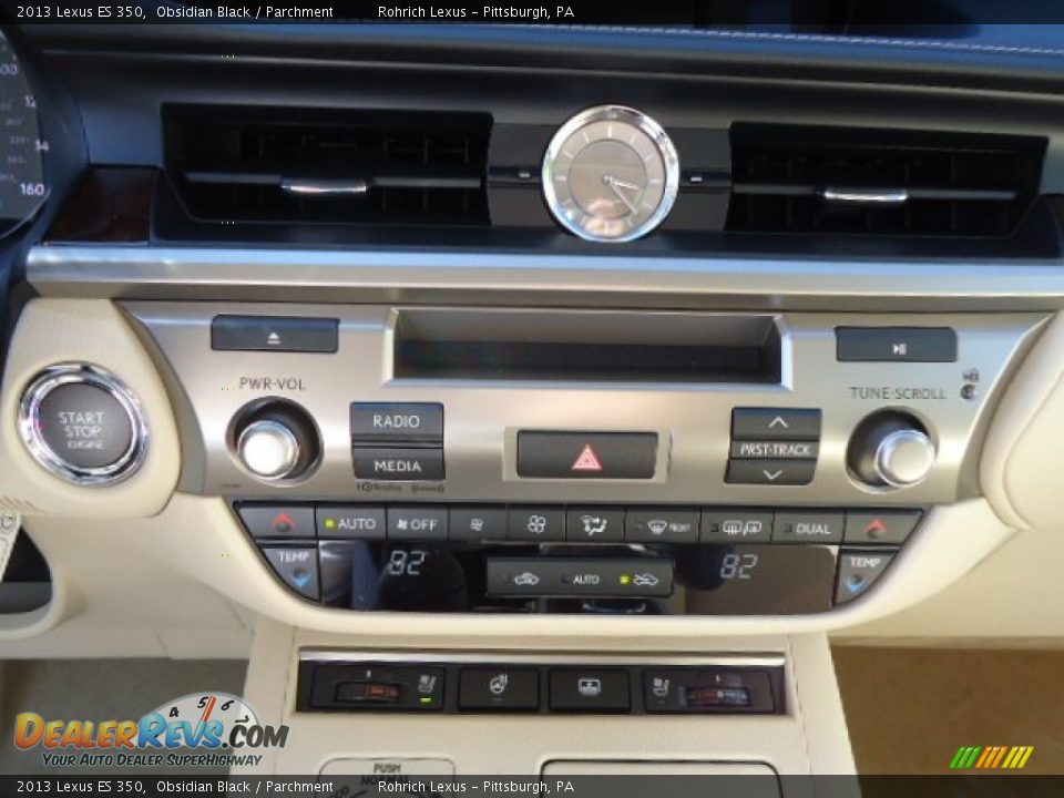 2013 Lexus ES 350 Obsidian Black / Parchment Photo #19