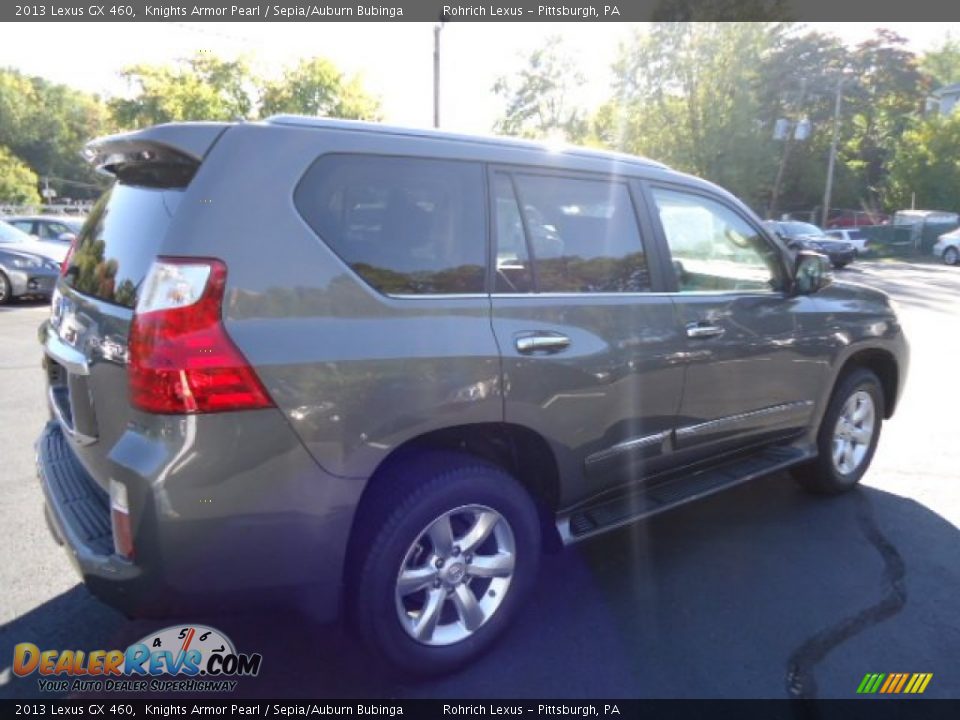 2013 Lexus GX 460 Knights Armor Pearl / Sepia/Auburn Bubinga Photo #3