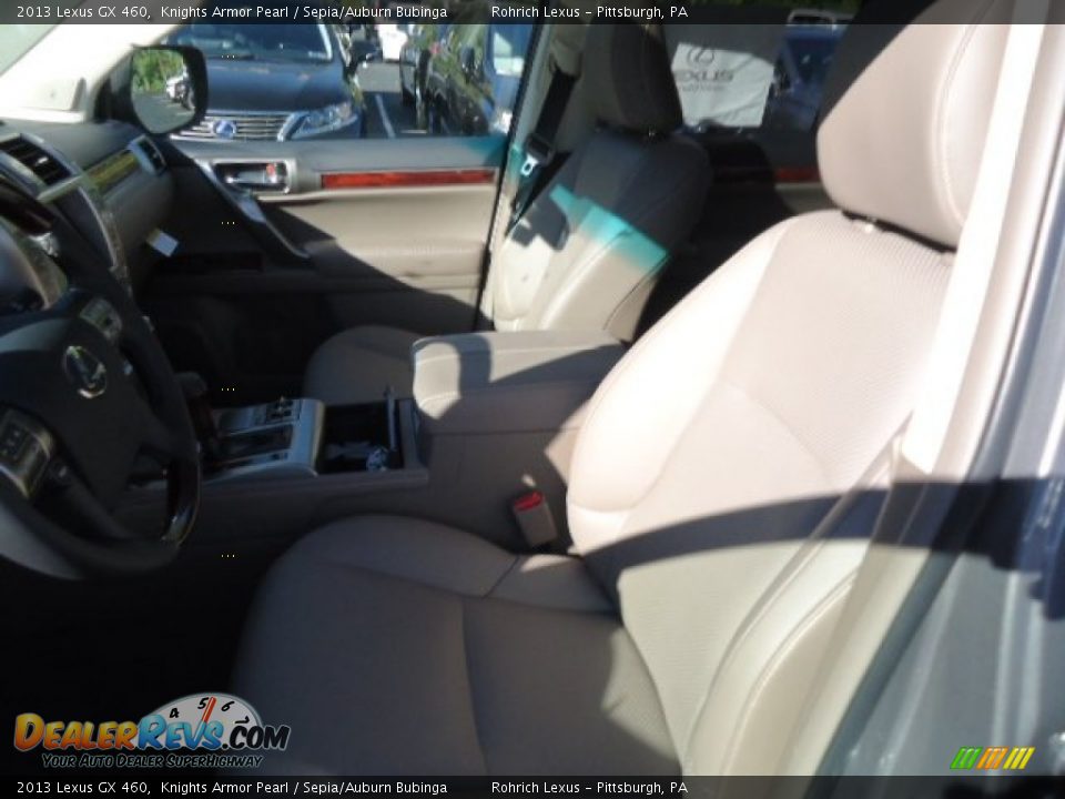 2013 Lexus GX 460 Knights Armor Pearl / Sepia/Auburn Bubinga Photo #8