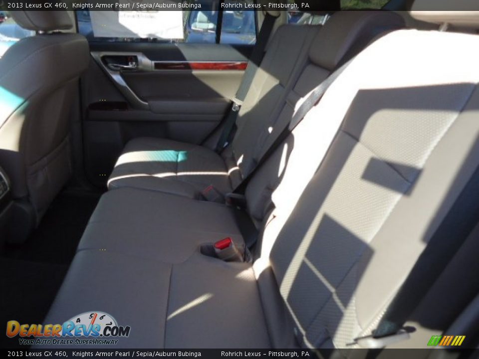 2013 Lexus GX 460 Knights Armor Pearl / Sepia/Auburn Bubinga Photo #9