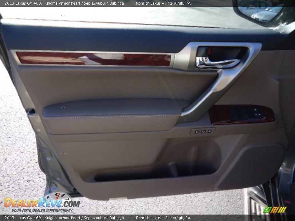 2013 Lexus GX 460 Knights Armor Pearl / Sepia/Auburn Bubinga Photo #12