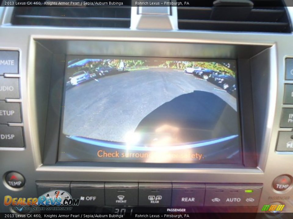 2013 Lexus GX 460 Knights Armor Pearl / Sepia/Auburn Bubinga Photo #18
