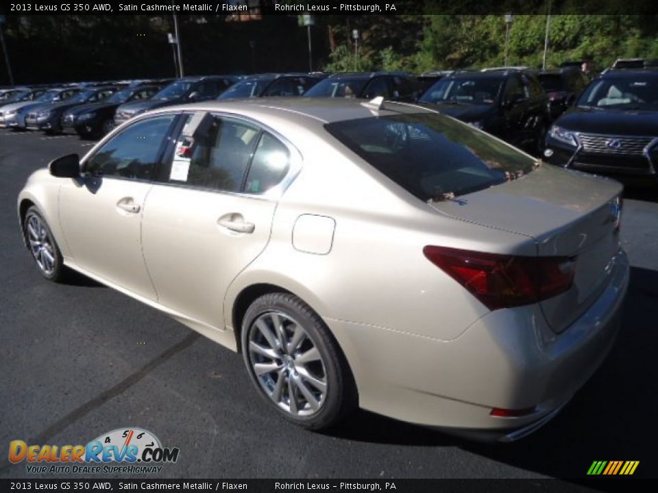 2013 Lexus GS 350 AWD Satin Cashmere Metallic / Flaxen Photo #2