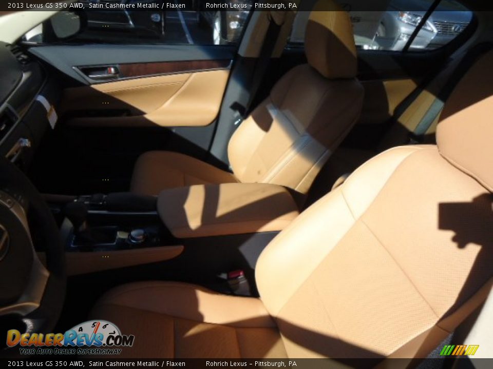 2013 Lexus GS 350 AWD Satin Cashmere Metallic / Flaxen Photo #9
