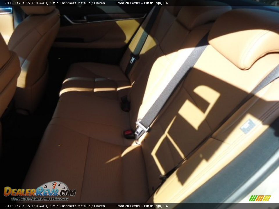 2013 Lexus GS 350 AWD Satin Cashmere Metallic / Flaxen Photo #10