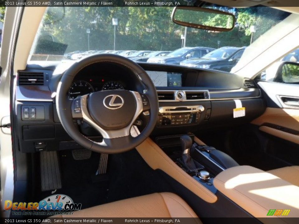 2013 Lexus GS 350 AWD Satin Cashmere Metallic / Flaxen Photo #11