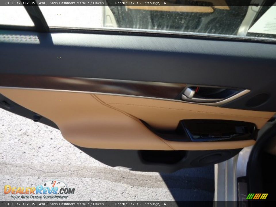 2013 Lexus GS 350 AWD Satin Cashmere Metallic / Flaxen Photo #12