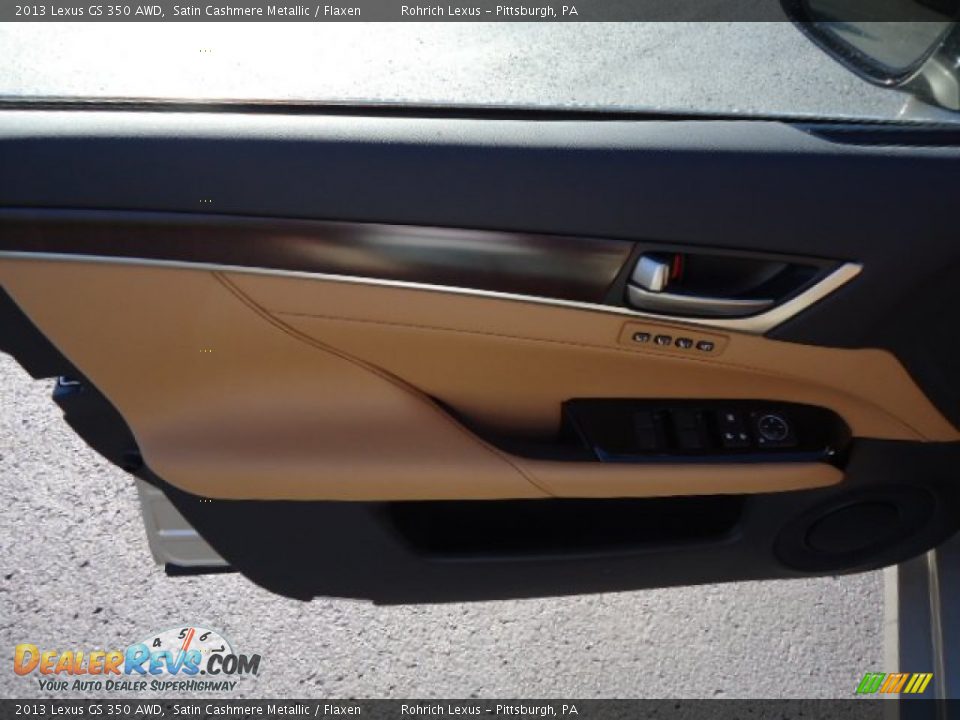 2013 Lexus GS 350 AWD Satin Cashmere Metallic / Flaxen Photo #13