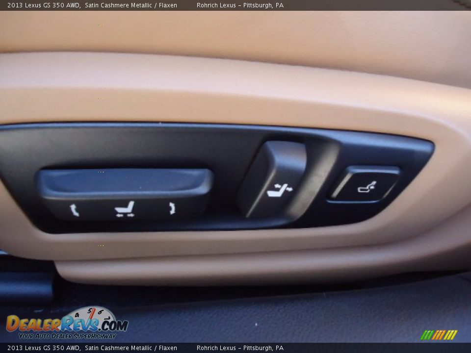 2013 Lexus GS 350 AWD Satin Cashmere Metallic / Flaxen Photo #14