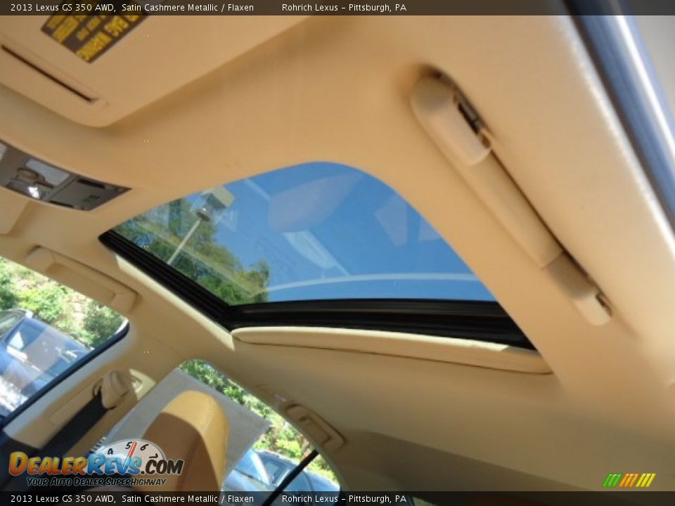 2013 Lexus GS 350 AWD Satin Cashmere Metallic / Flaxen Photo #15