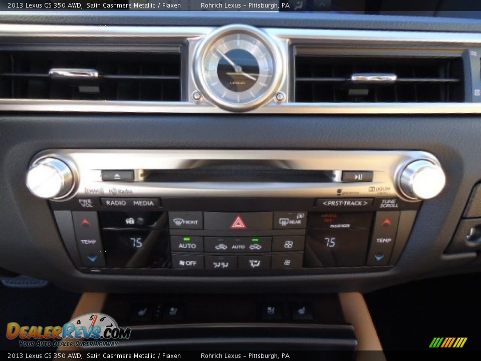 2013 Lexus GS 350 AWD Satin Cashmere Metallic / Flaxen Photo #19