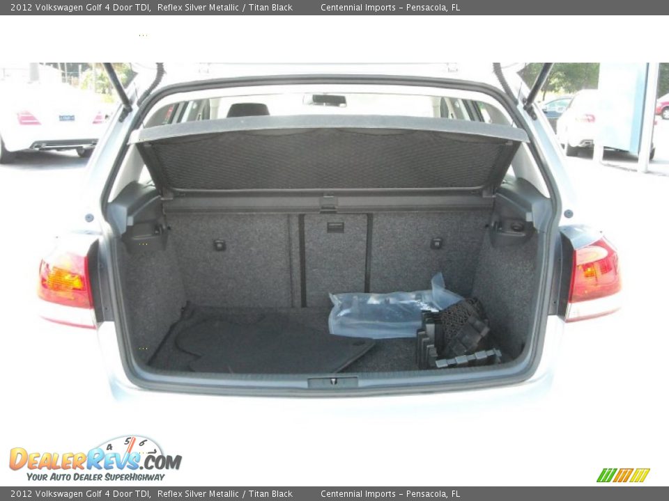 2012 Volkswagen Golf 4 Door TDI Reflex Silver Metallic / Titan Black Photo #16