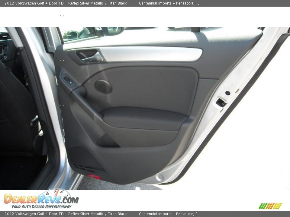 2012 Volkswagen Golf 4 Door TDI Reflex Silver Metallic / Titan Black Photo #19