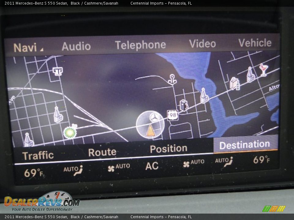 2011 Mercedes-Benz S 550 Sedan Black / Cashmere/Savanah Photo #8
