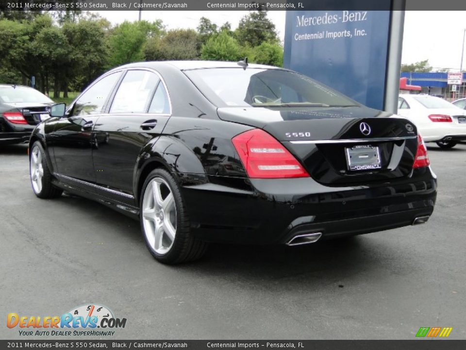 2011 Mercedes-Benz S 550 Sedan Black / Cashmere/Savanah Photo #15