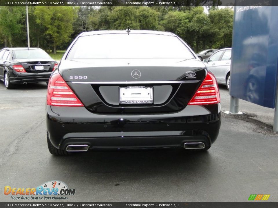 2011 Mercedes-Benz S 550 Sedan Black / Cashmere/Savanah Photo #16