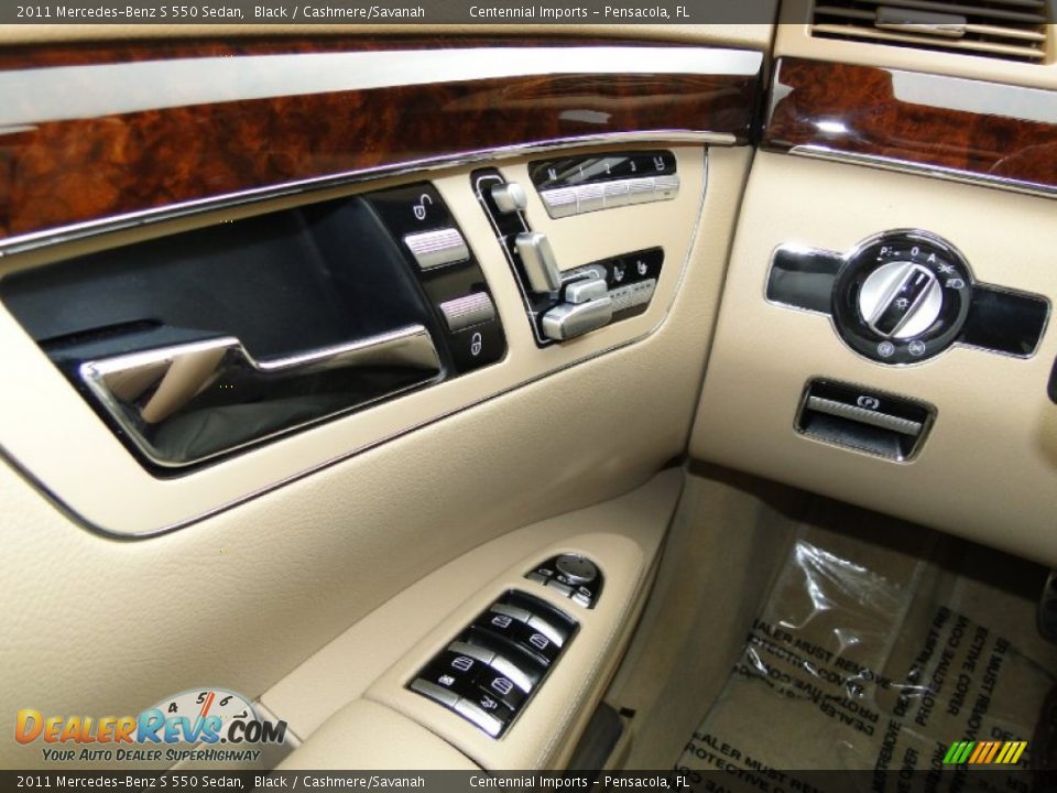 2011 Mercedes-Benz S 550 Sedan Black / Cashmere/Savanah Photo #20