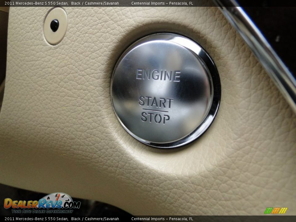 2011 Mercedes-Benz S 550 Sedan Black / Cashmere/Savanah Photo #22