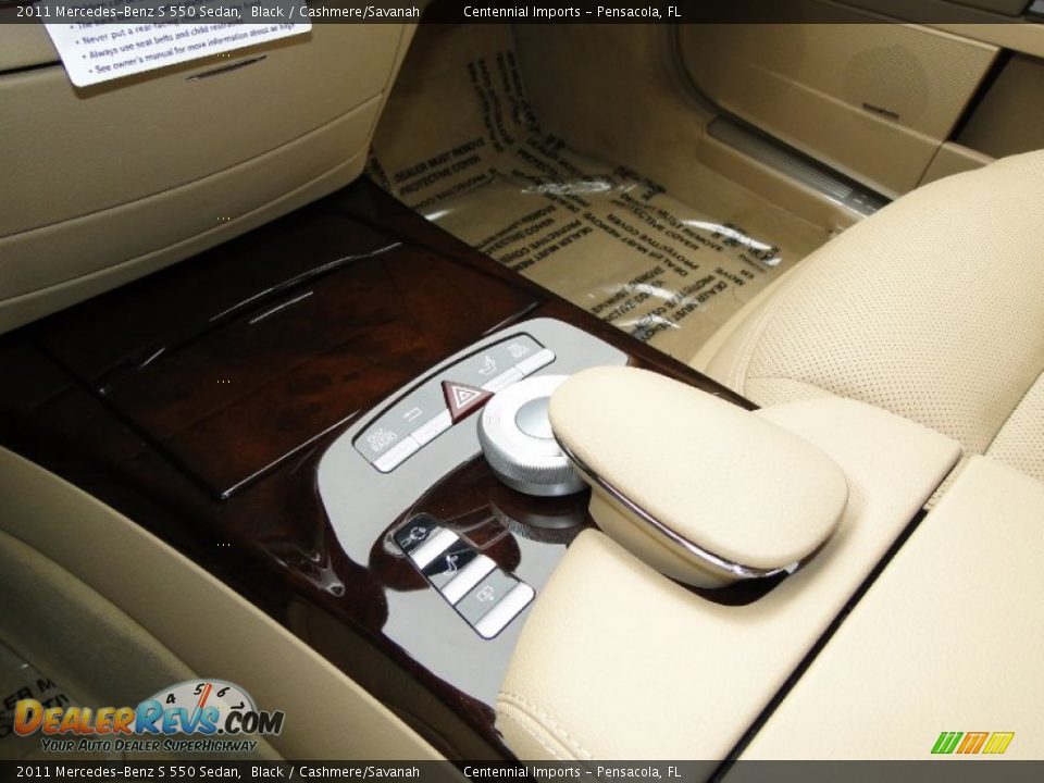 2011 Mercedes-Benz S 550 Sedan Black / Cashmere/Savanah Photo #23