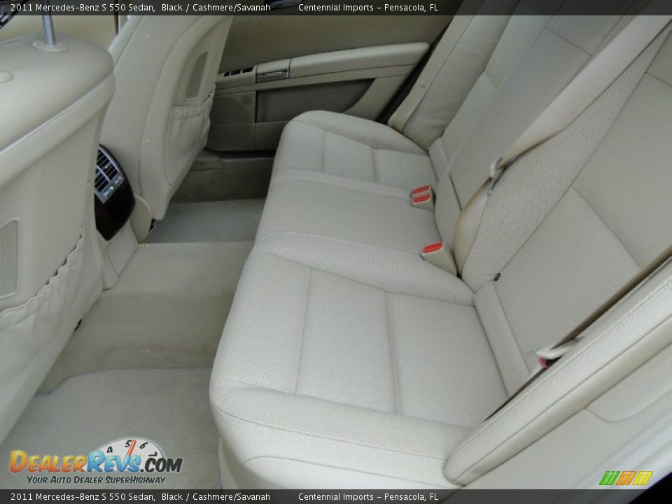 2011 Mercedes-Benz S 550 Sedan Black / Cashmere/Savanah Photo #28