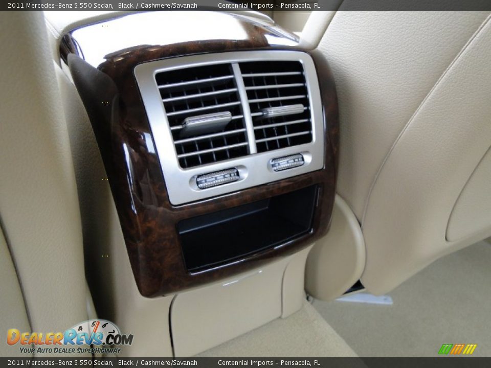 2011 Mercedes-Benz S 550 Sedan Black / Cashmere/Savanah Photo #30