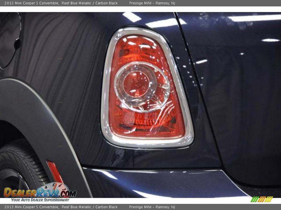 2013 Mini Cooper S Convertible Reef Blue Metallic / Carbon Black Photo #19