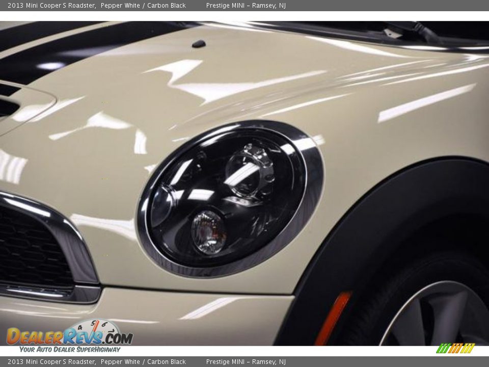 2013 Mini Cooper S Roadster Pepper White / Carbon Black Photo #2